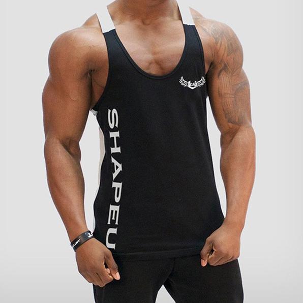 Running Sports Fitness Tee Shirt Stringer | Bodybuilding Singlets Muscle Vest